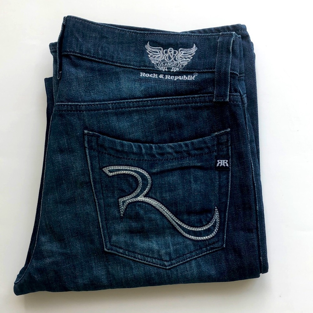 ROCK& REPUBLIC  FLOYD DARK WASH Man Jeans
